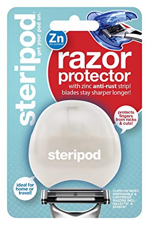 Steripod Clip-On Razor Protector (Pearl White)