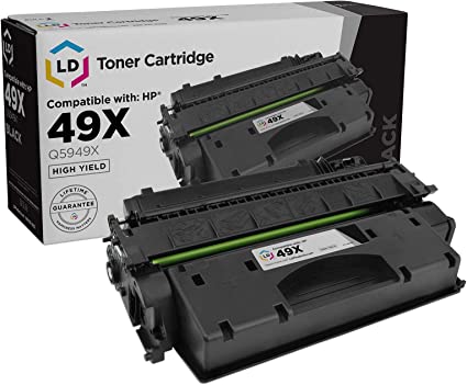 LD © Compatible Replacement for HP 49X / Q5949X HY Black Toner Cartridge for HP Laserjet 1320, 1320n, 3390 All-in-One, 1320t, 1320tn, 1320nw, & 3392 All-in-One