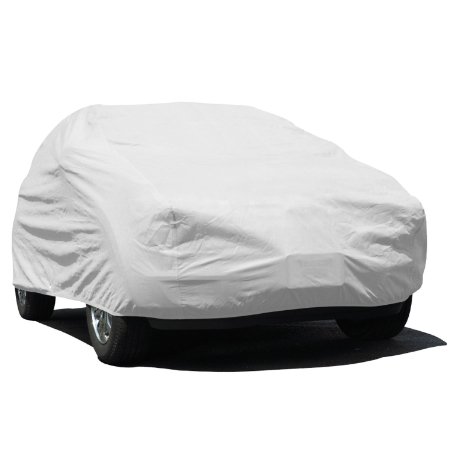 Budge Premier SUV Cover Fits Full Size SUVs up to 210 inches, UK-2 - (Dupont Tyvek, White)