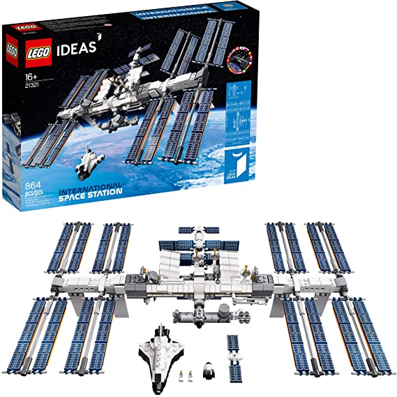 LEGO Ideas International Space Station 21321 Building Kit, Adult Set for Display, Makes a Great Birthday Present, New 2020 (864 Pieces)