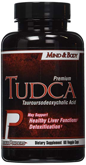 TUDCA (Tauroursodeoxycholic Acid) 2 pack, 60 count,each