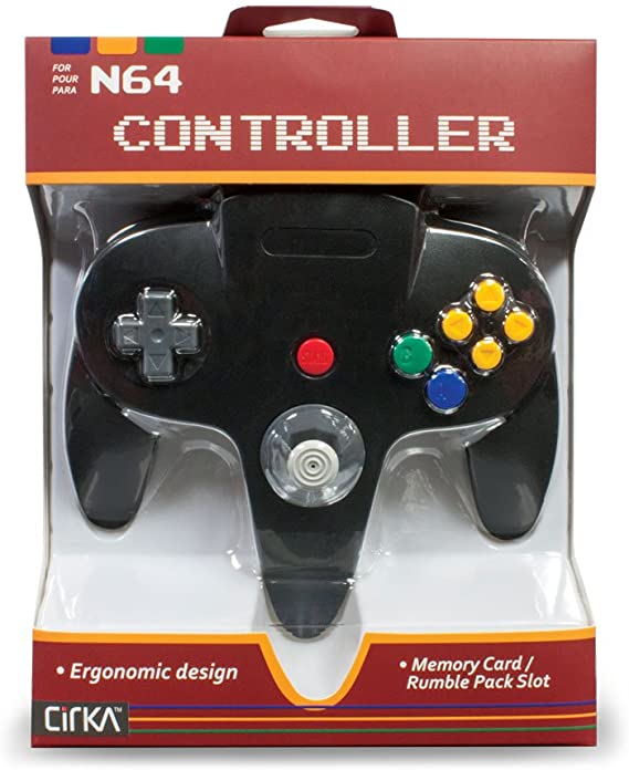 CirKa Controller for N64 (Black)