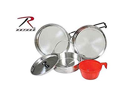 Rothco Stainless Steel Mess Kit (5 Piece)