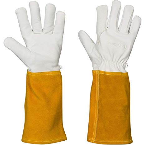 Welding Gloves for Women, Small Mens, Fireproof Heat Resistant, Top Grain Cowhide Kevlar Lined Hand Weld (Small)