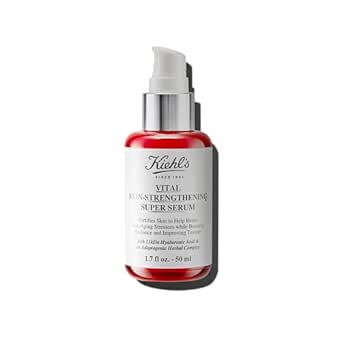 Kiehl's Vital Skin-Strengthening Hyaluronic Acid Super Serum, Boosts Radiance & Smooths Fine Lines, Improves & Renews Skin Texture, with Adaptogenic Herbal Complex, for All Skin Types