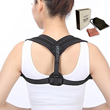 Posture Corrector For Women And Men - Adjustable Posture Support Brace - Back, Shoulder, And Neck Pain Relief - Plus Stretch Band And Travel Bag