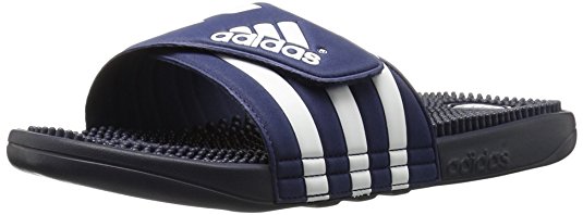 adidas  Men's Adissage Sandal,Run White/Graphite/Run White,10 M
