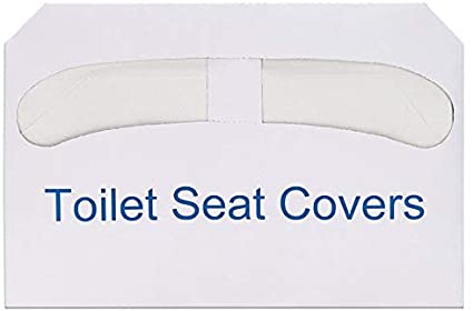 Half-Fold Toilet Seat Cover Paper (250 Pcs/Bag), SET OF 5 BAGS