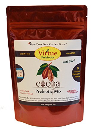 Virtue Prebiotics - Cocoa Prebiotic Mix with Inulin and Chia