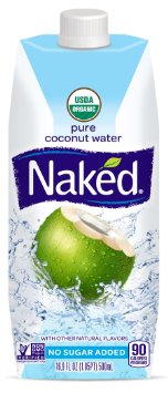 Naked Juice 100 Organic Pure Coconut Water 169 Ounce 12 Pack