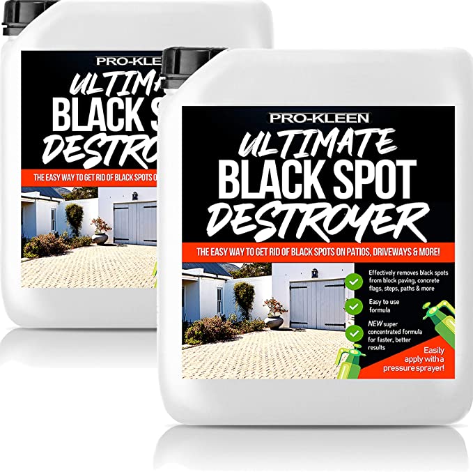 Pro-Kleen Ultimate Black Spot Destroyer for Patio, Stone, Block Paving, Indian Sandstone, and more (10 Litres)