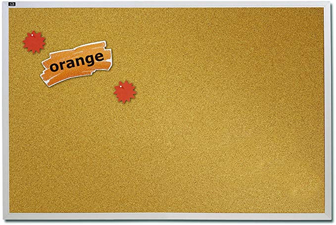 Quartet Natural Cork Bulletin Board 4 x 8 Feet, Aluminum Frame (ECKA408)