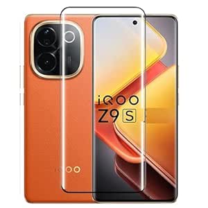 HYPER® Full Coverage Glass 11D Edge to Edge Tempered Glass Full Coverage Glass for iQOO Z9s 5G (BLACK)