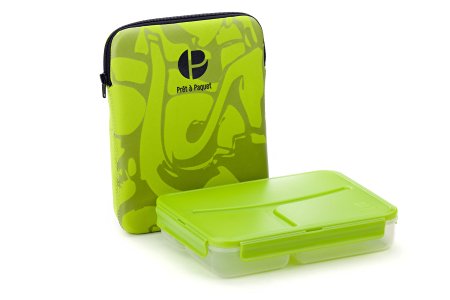 Stylish Sleeved Amazing LEAK-PROOF Lunch Box-Ideal Size For You! 100% Food SAFE! Easy To Clean And Dry!