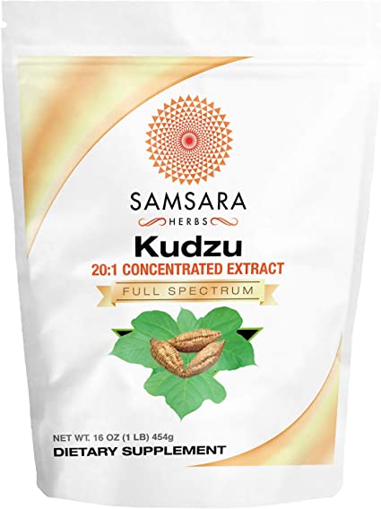 Samsara Herbs Kudzu Root Extract Powder (16oz/454g) 20:1 Concentrated Extract