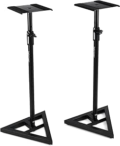 Behringer SM5002 Heavy-Duty Height-Adjustable Monitor Stand Set