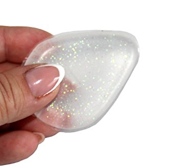 Silicone Glitter Make Up Cosmetic Sponge Blender Applicator Reusable Tear Drop Design. Made Of Medical Grade Silicone