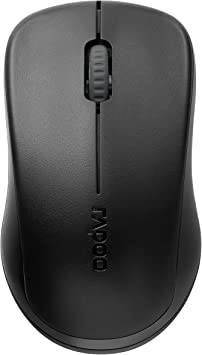 Rapoo 1620 2.4GHz Wireless Optical Mouse, Black