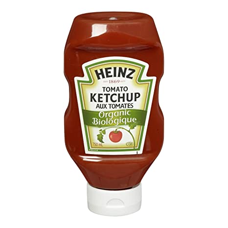 HEINZ Organic Ketchup - Inverted Bottle 750ml/25.4 oz., {Imported from Canada}