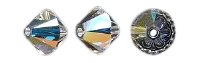 SWAROVSKI 5328 Xilion Bicone Diamond Beads, Aurora Borealis, Crystal, 6-mm, 24/Pack