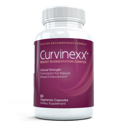 CURVINEXX - Natural Breast Toning and Firming Supplement. Lift, Firm and Improve your Bust Naturally for Rounder Fuller Breasts. Safe and Effective Female Enhancement