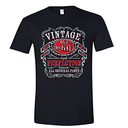 Birthday Gifts for Men, 30th, 40th, 50th, 60th, 70th, 80th, 90th T-Shirts, Tee