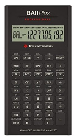 Texas Instruments BA II Plus Professional Financial Calculator