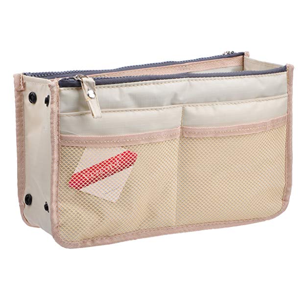 Vercord Updated Purse Handbag Organizer Insert Liner Bag in Bag 13 Pockets 3 Size