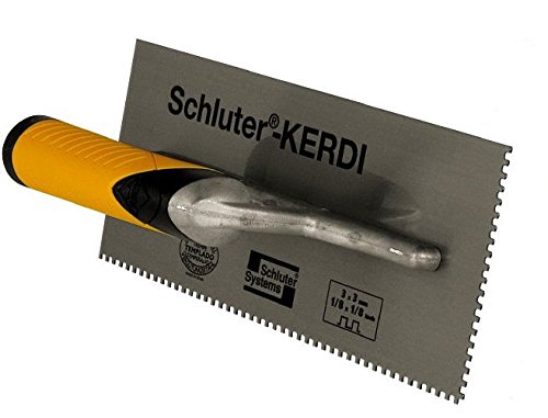 SCHLUTER KERDI TROWEL - 1/8in x 1/8 in Square Notch