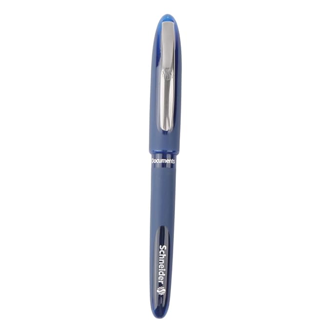 Luxor Schneider One Business Roller Ball Pen - Blue | 0.6 mm | 2200 mtrs writing length | Waterproof Ink | Consistent ink flow | Ideal for Professionals-Office essential