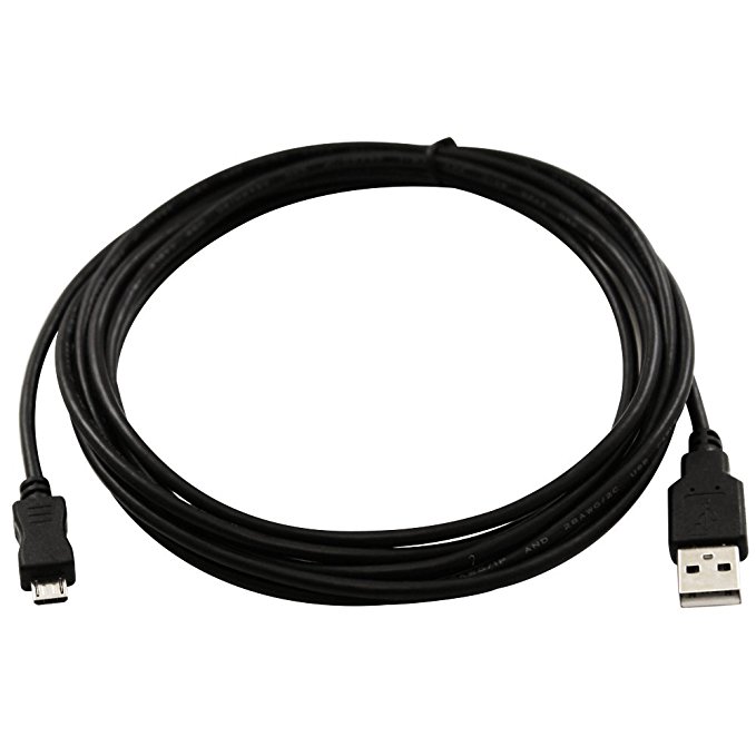 ReadyPlug Charging Cable for Logitech K800 Illuminated Living-Room Keyboard - Computer USB Charger (15 Feet)