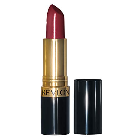 Revlon Super Lustrous Lipstick with Vitamin E and Avocado Oil, Cream Lipstick in Burgundy, 777 Vampire Love, 0.15 oz