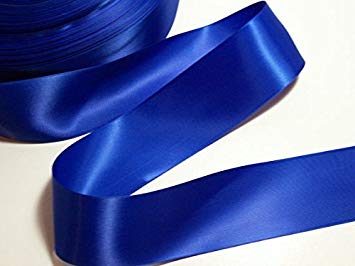 Royal Blue Double Faced Satin Ribbon 25mm width x 5m - crafts gift wrap floristry