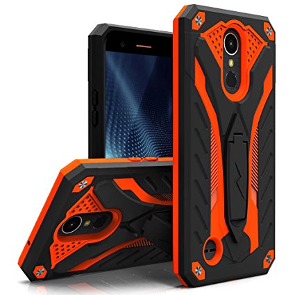 LG K20 Plus Case, Zizo [Static Series] Shockproof [Military Drop Tested] w/ Kickstand [LG K20 Plus Heavy Duty Case] Impact Resistant - LG Harmony