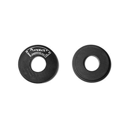 PlateMate 1.25 lb. Donut Pair - Magnetic Add-On Weights for Iron or Steel Pro-Style Dumbbells and Barbells