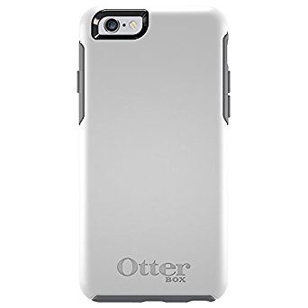 OtterBox Symmetry Series Back Case for iPhone 6 / 6S - Glacier (White / Gunmetal Grey) - Retail Packaging