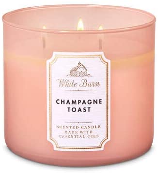 Champagne Toast 3 Wick Candle ~ White Barn ~ Bath and Body Works