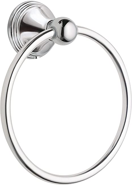 Moen DN8486CH Preston Collection Bathroom Hand Towel Ring, Polished Chrome