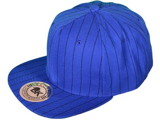 BK Caps Unisex Flat Bill Blank/Plain Snapback Hat with Matching Color Underbill