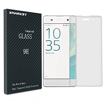 Sony Xperia X Performance Screen Protector, Emarket® 3D Full Cover Tempered Glass Explosion Proof Screen Protector Film For Sony Xperia X Performance (Clear)
