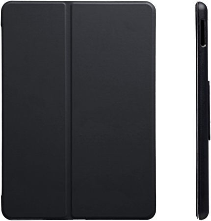 AmazonBasics New iPad 2017 Smart Case Auto Wake/Sleep Cover, Black, 9.7"