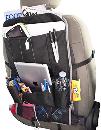 Tour Strong CORG1001 14.6x12x1.3-Inch BackSeat Organizer with Tablet Holder