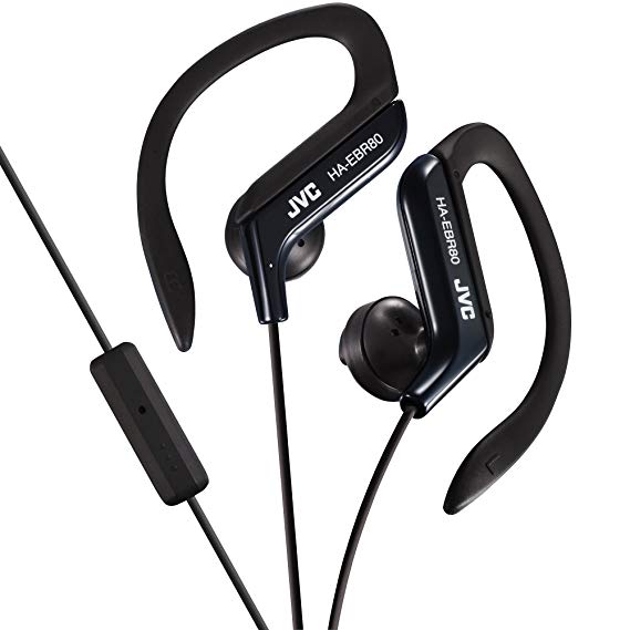 JVC HAEBR80B Sports Clip Headphones (Black)