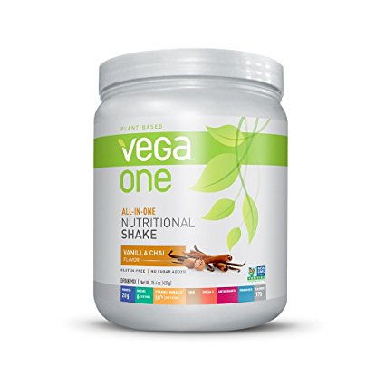 Vega One All-in-One Nutritional Shake, Vanilla Chai, 15.4 Ounce