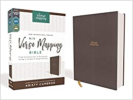 NIV, Verse Mapping Bible, Cloth over Board, Gray, Comfort Print: Find Connections in Scripture Using a Unique 5-Step Process