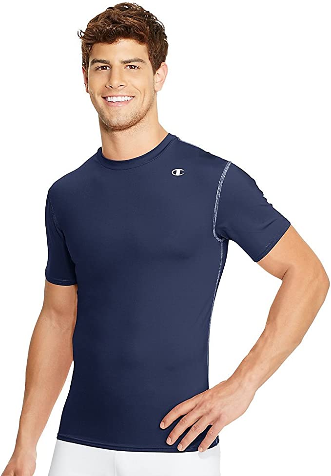 Champion Men's Double Dry Long Sleeve Compression Shirt