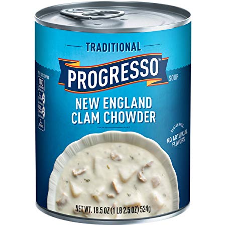 Progresso Traditional Soup, New England Clam Chowder, 18.5 oz