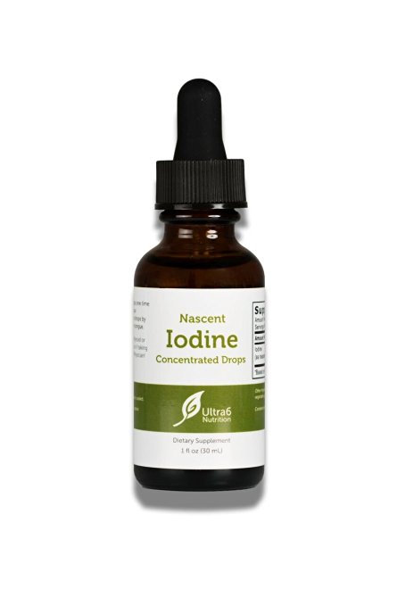 Nascent Iodine Concentrated Liquid Drops for Best Absorption - Ultra6 Nutrition