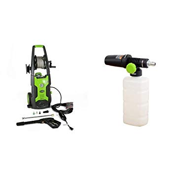 GreenWorks 1950 PSI 1.2 GPM Electric Pressure Washer   High Pressure Soap Applicator