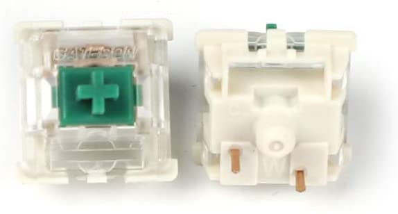 Gateron MX SMD Gateron Switches 3pin SMD LED Underglow Led Compatible for MX Mechanical Keyboard Transparent Cover White Base